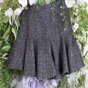 BCBGENERATION Dark Academia Tweed Mini Skirt